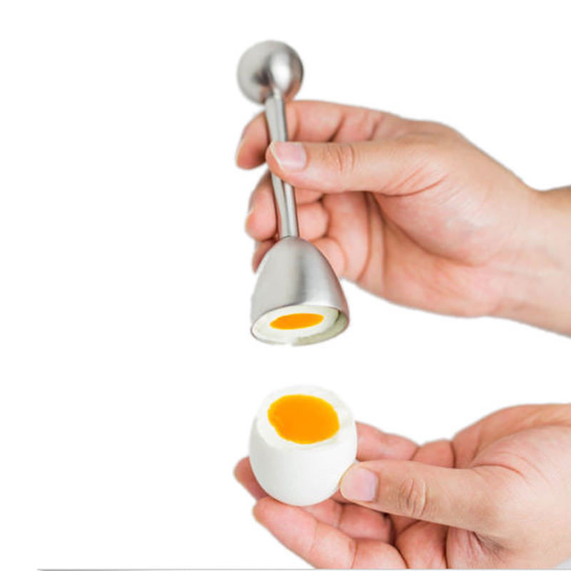 Kitchen Gadget Amazon - Roestvrijstalen Gekookte Ei Topper Shell Top