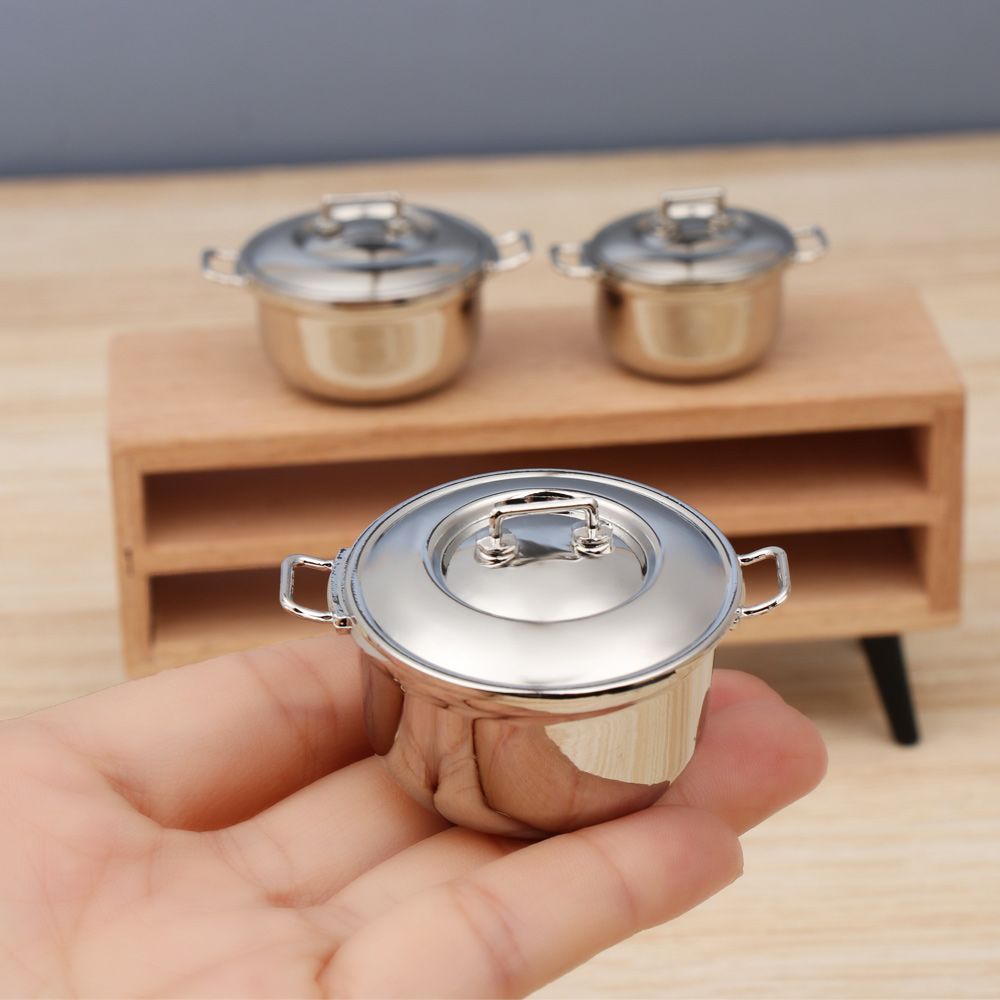 Kitchen Gadgets You Need - 1/12 Miniatuur Soep Pot Met Cover