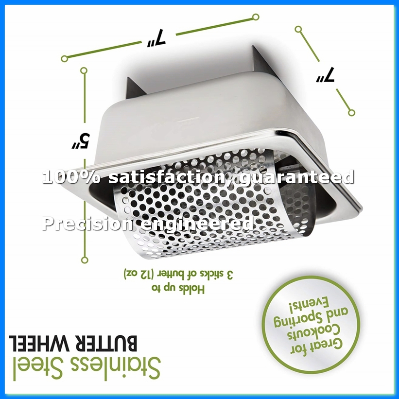 Kitchen Gadgets Essential - Roestvrijstalen boterwiel - Dispenser voor gesmolten