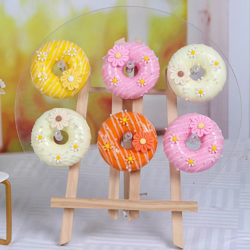 Kitchen Gadgets Home Party - Decoratieve donut-koelkastmagneet, realistisch voedselmodel, simulatie dessert