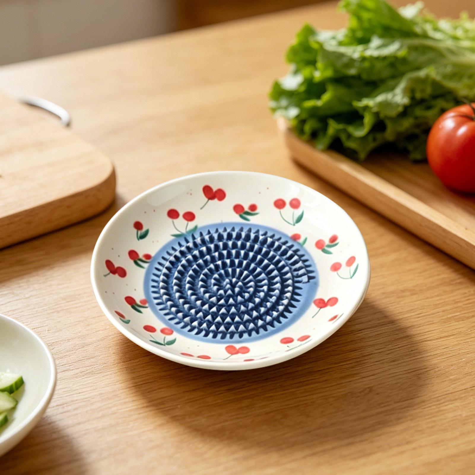 Kitchen Gadgets For Seniors - Eenvoudige keramische gemberrasp, handmolen, knoflookstamper, draagbare