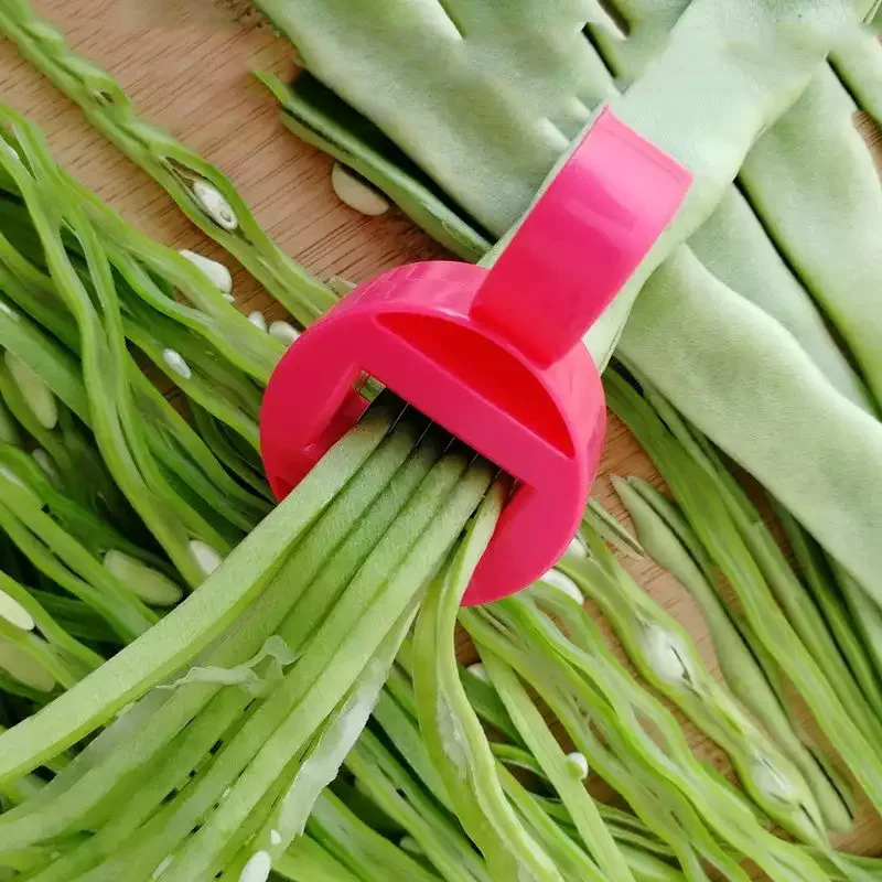 Kitchen Gadgets Green - Bonensnijder Groene Bonensnijder Cutter Gesneden Fruit