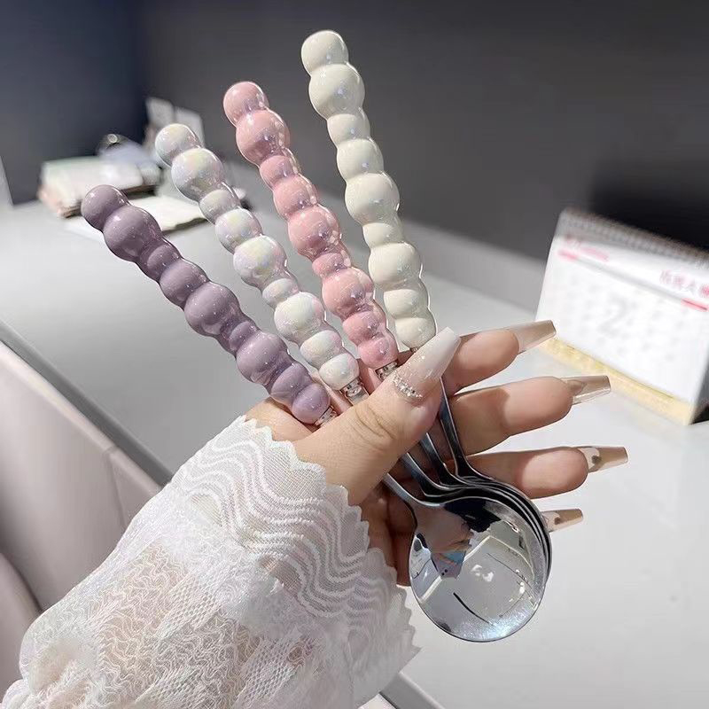 Kitchen Gadgets For Seniors - Parel Handvat Lepel Roestvrij Staal Roeren