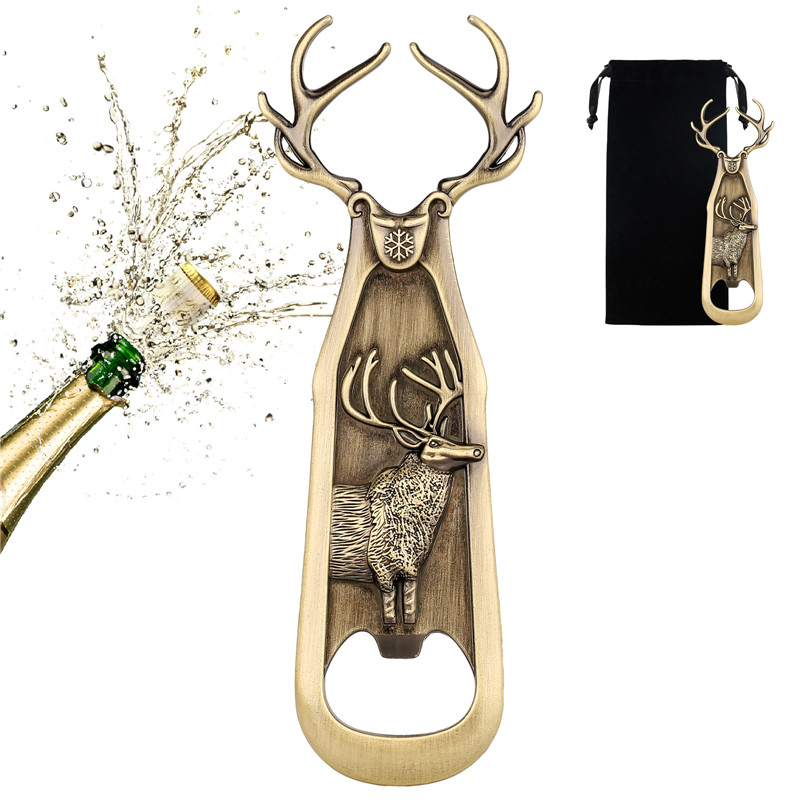 Kitchen Gadgets Club - Retro Herten Rendier Vorm Bierflesopener Metalen