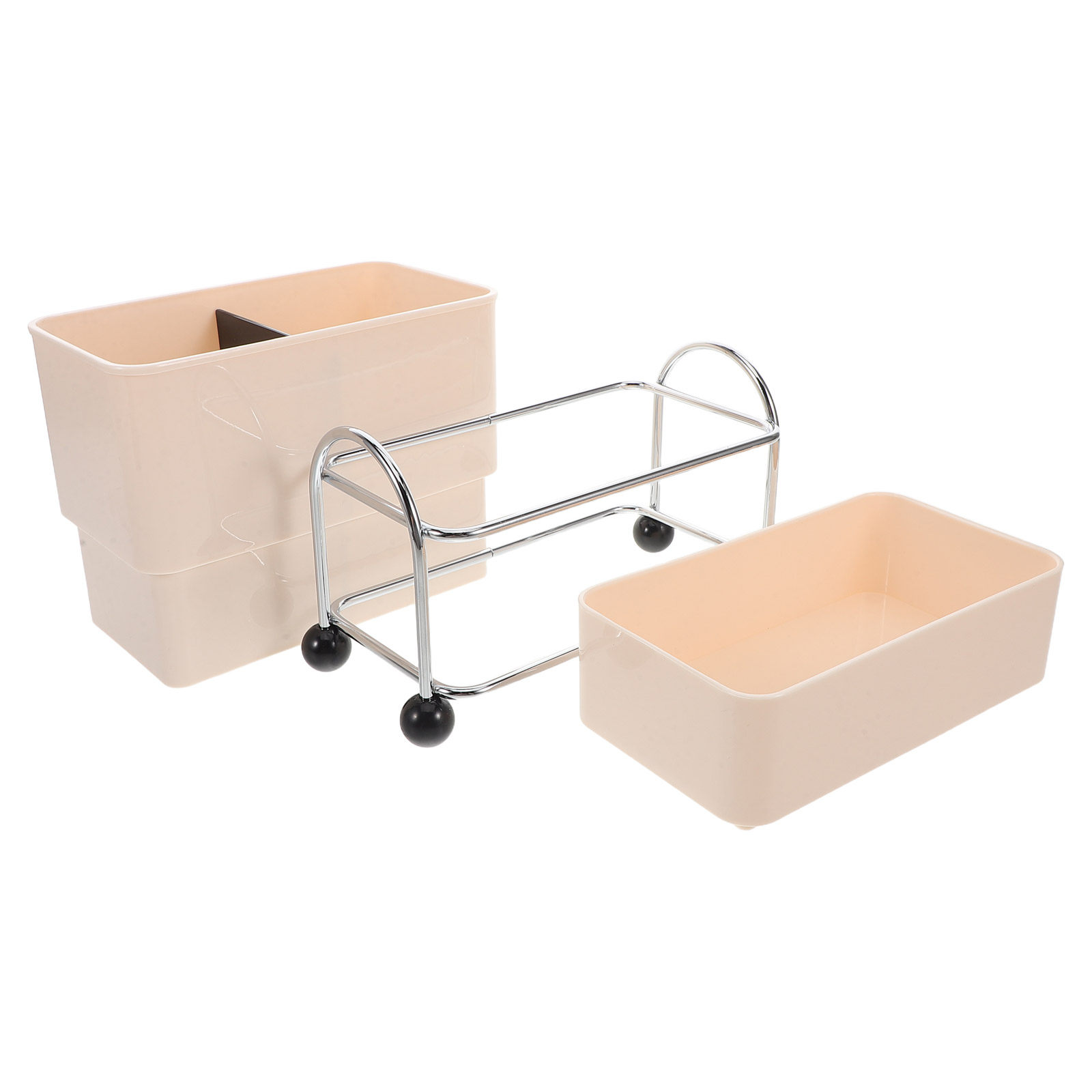 Kitchen Utensil Holder - Stijlvolle metalen bestekhouder met efficiënt afdruiprek,