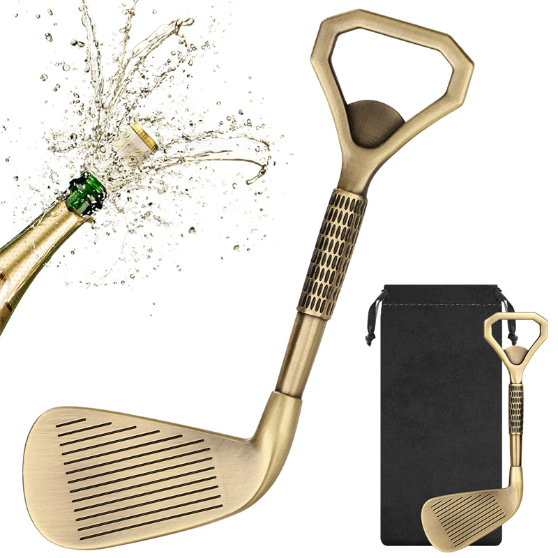 Kitchen Gadgets Club - Multifunctionele metalen golfvormige bier- en wijnopener