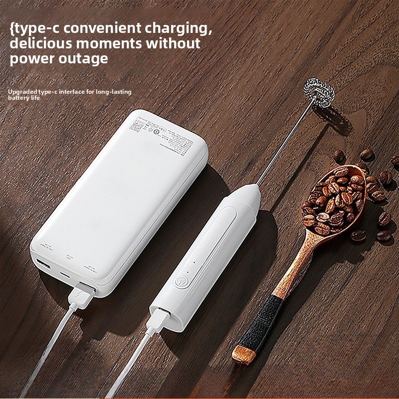 Kitchen Gadgets Electronic - Elektrische koffiemelkopschuimer, koffieroomklopper, handmixer, eierklopper, opschuimer,
