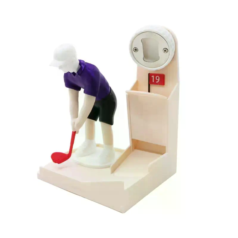 Golfspeler beeldje flesopener  - Kitchen Gadgets To Gift recensie en prijs