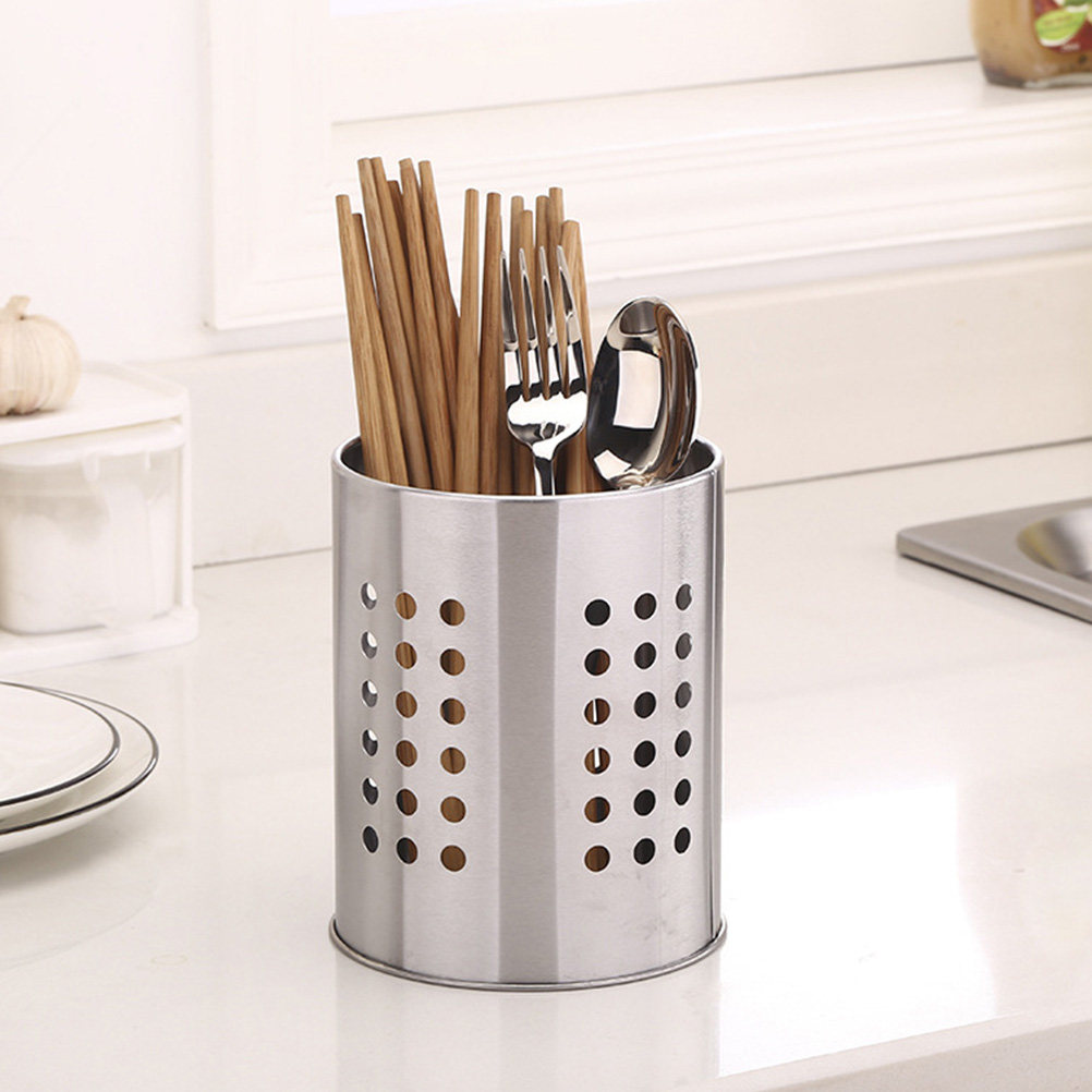 1Set roestvrijstalen eetstokje - Kitchen Utensil Holder recensie en prijs