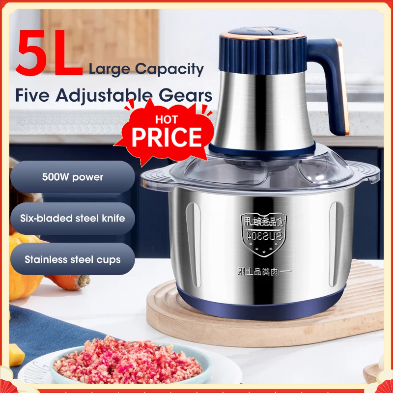 5L Elektrische Vleesmolen 304  - Kitchen Gadgets Vegetable Chopper recensie en prijs