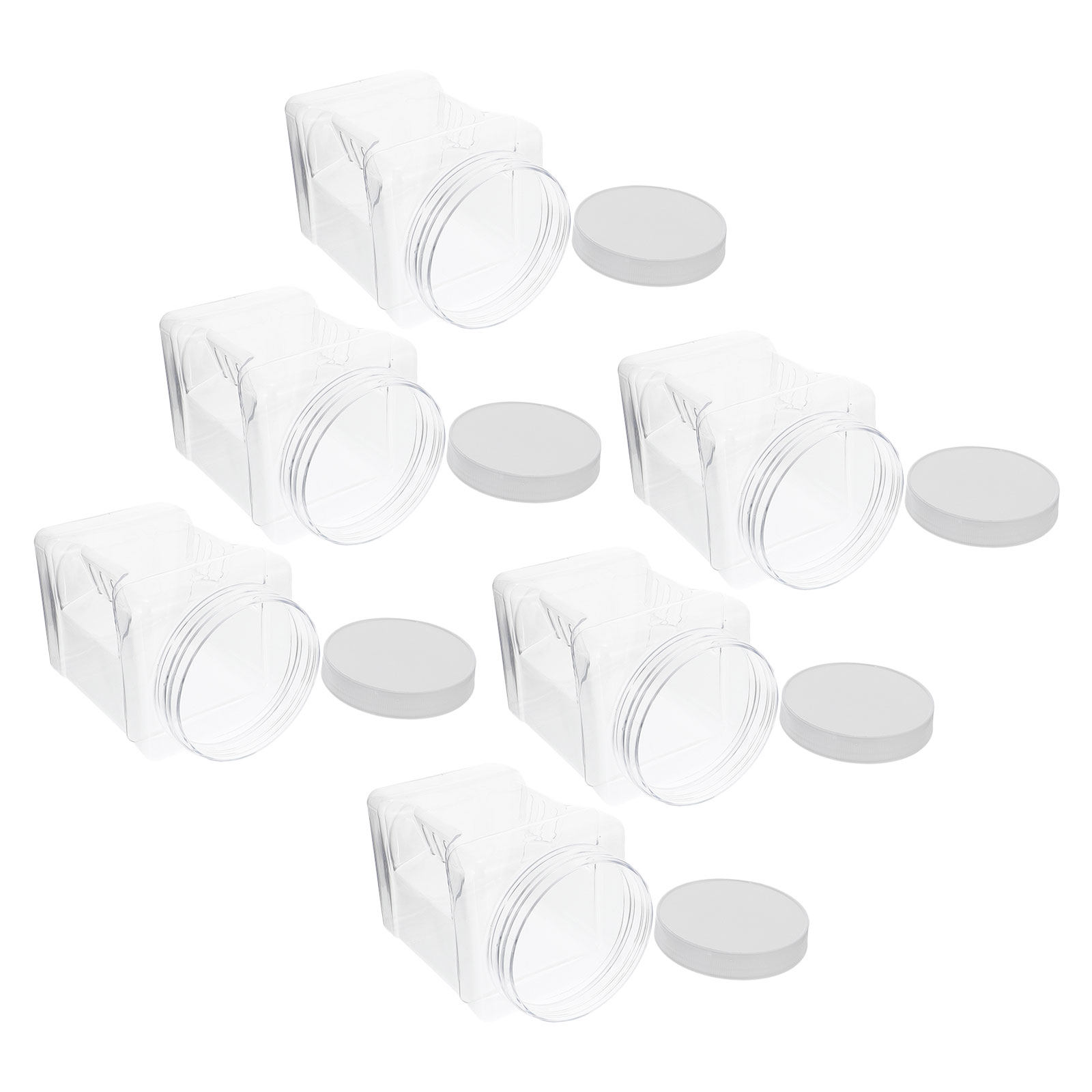 6 stuks transparante vierkante - Food Storage Containers recensie en prijs
