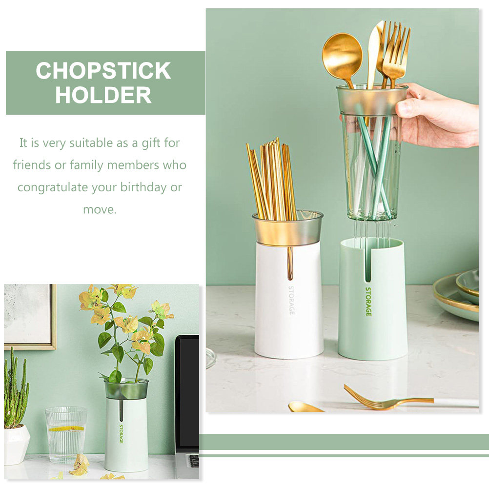 Dubbellaagse opbergbuis voor e - Kitchen Utensil Holder recensie en prijs
