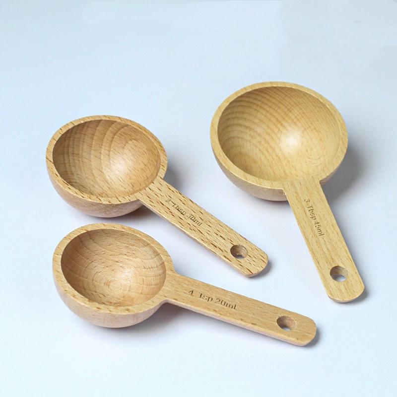 Houten maatschepje 7,5-45ML, d - Kitchen Gadgets To Gift recensie en prijs