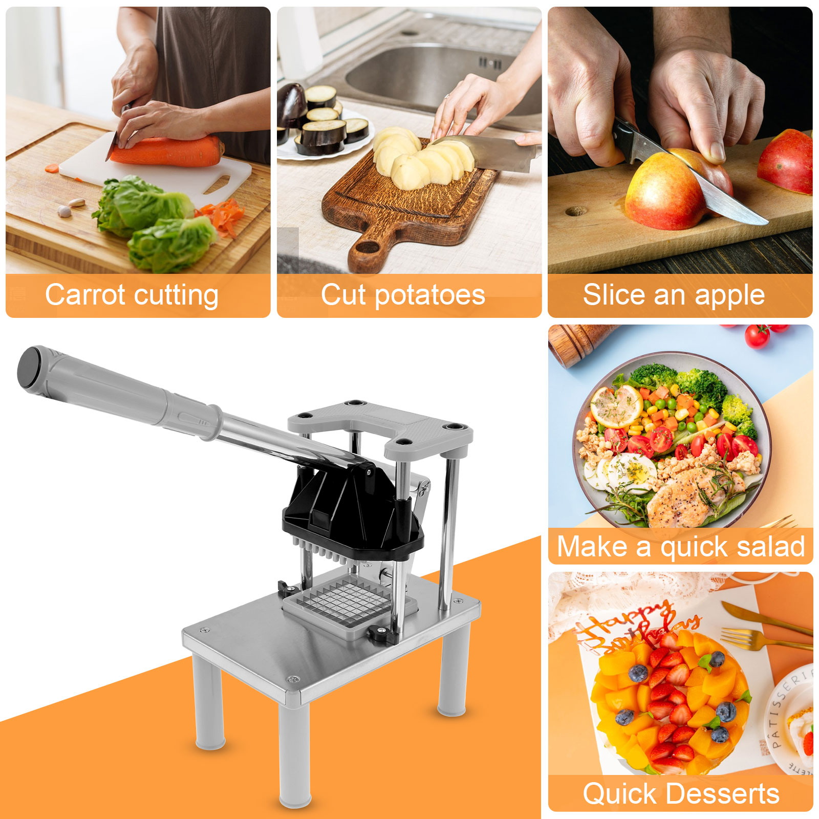 Commerciële groentefruithakker - Kitchen Gadgets Vegetable Chopper recensie en prijs
