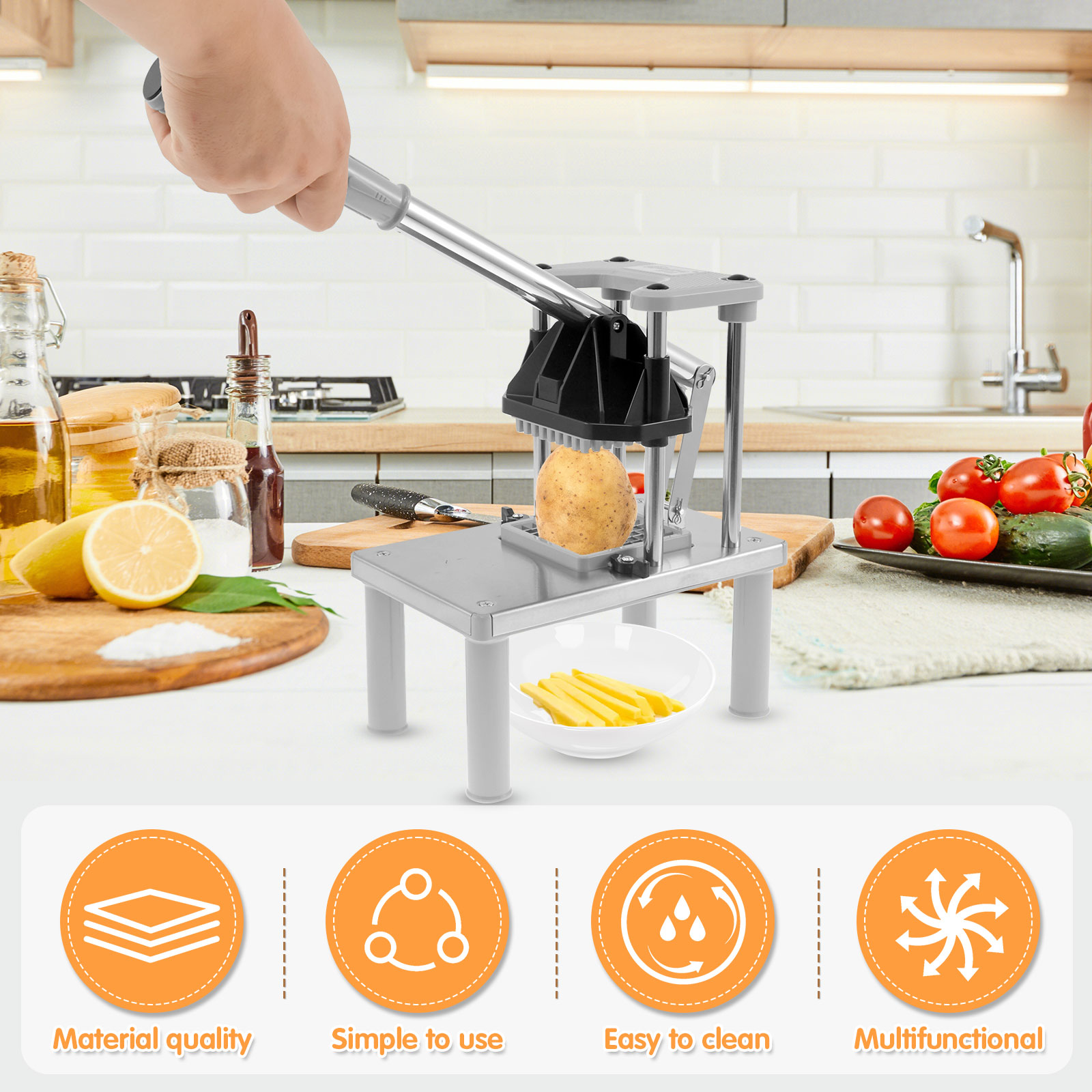 Commerciële groentefruithakker - Kitchen Gadgets Vegetable Chopper recensie en prijs