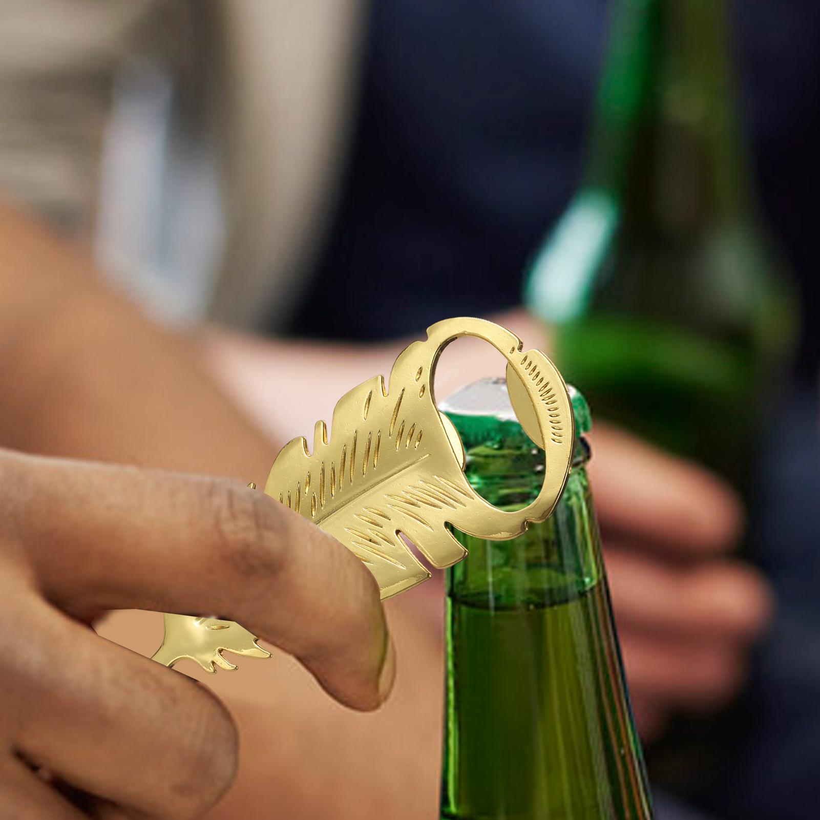 Bierflesopener Gouden FeatherS - Kitchen Gadgets Home Party recensie en prijs