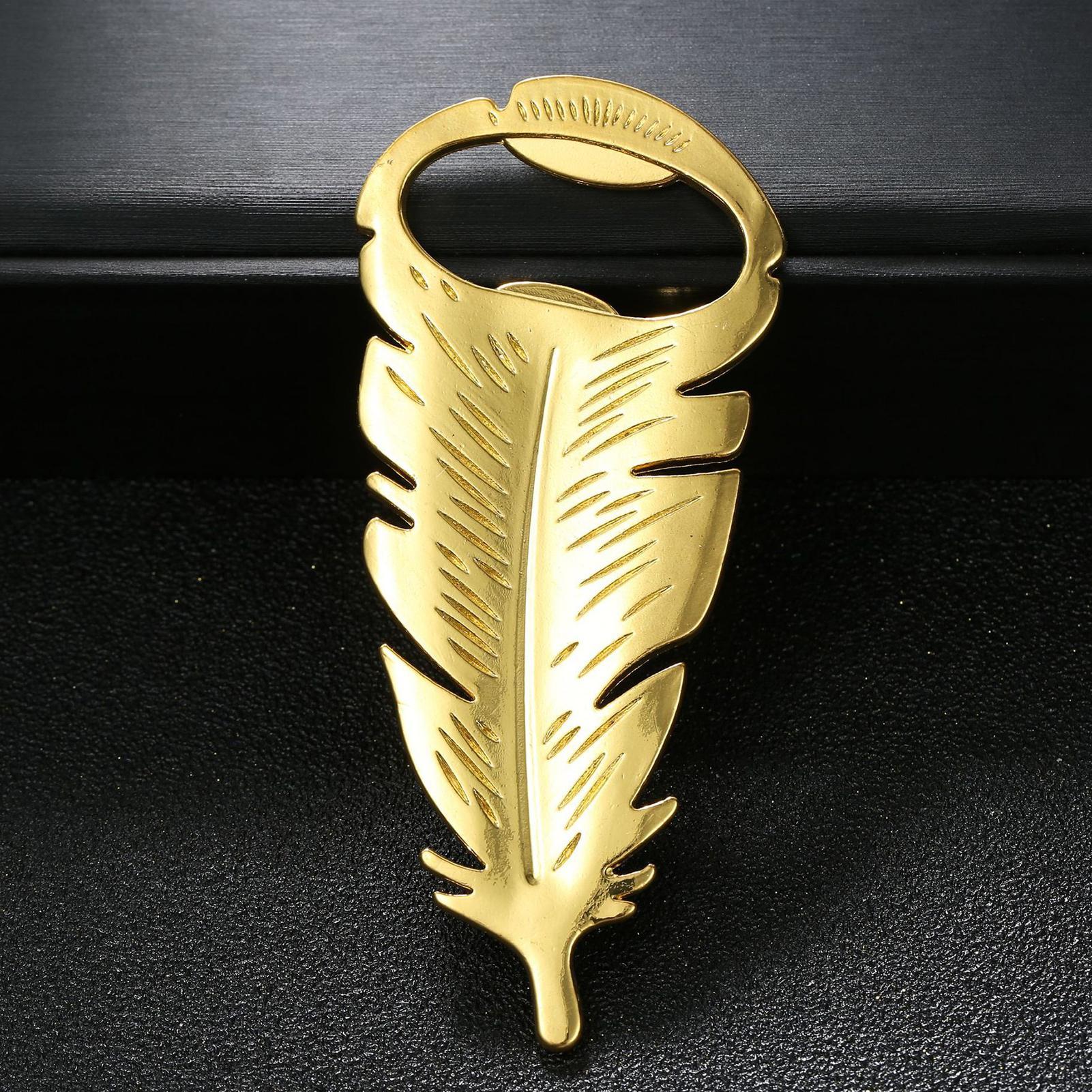 Bierflesopener Gouden FeatherS - Kitchen Gadgets Home Party recensie en prijs