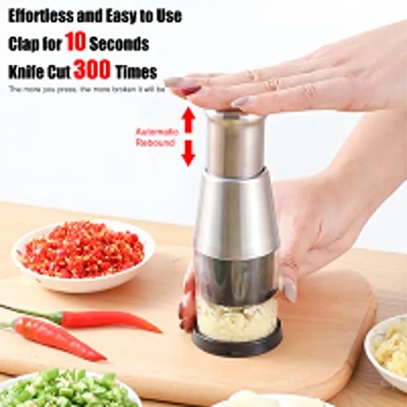 Nieuwe roestvrijstalen knofloo - Kitchen Gadgets Vegetable Chopper recensie en prijs