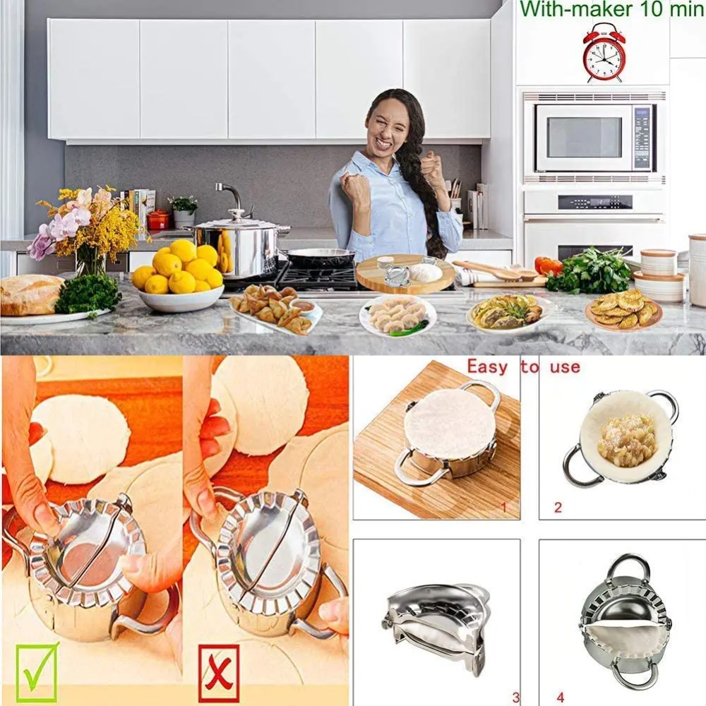 Roestvrijstalen Dumpling Maker - Kitchen Gadgets Latest recensie en prijs