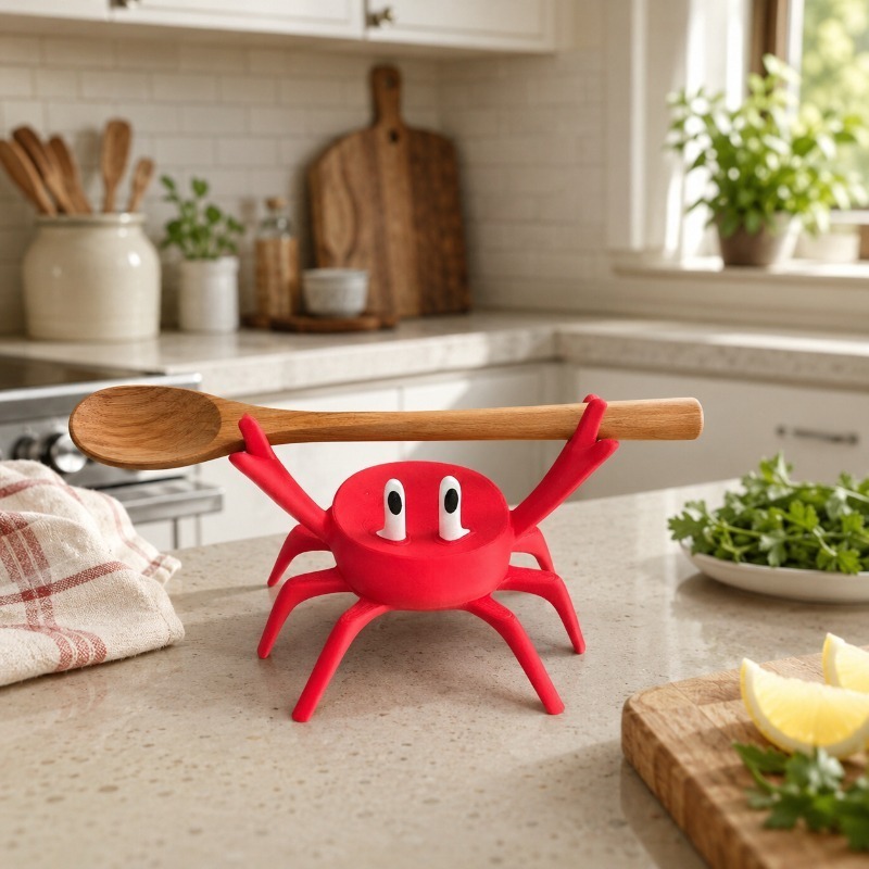 Rode Krab Lepelsteun, Schattig - Kitchen Gadgets To Gift recensie en prijs