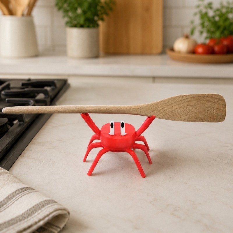 Rode Krab Lepelsteun, Schattig - Kitchen Gadgets To Gift recensie en prijs