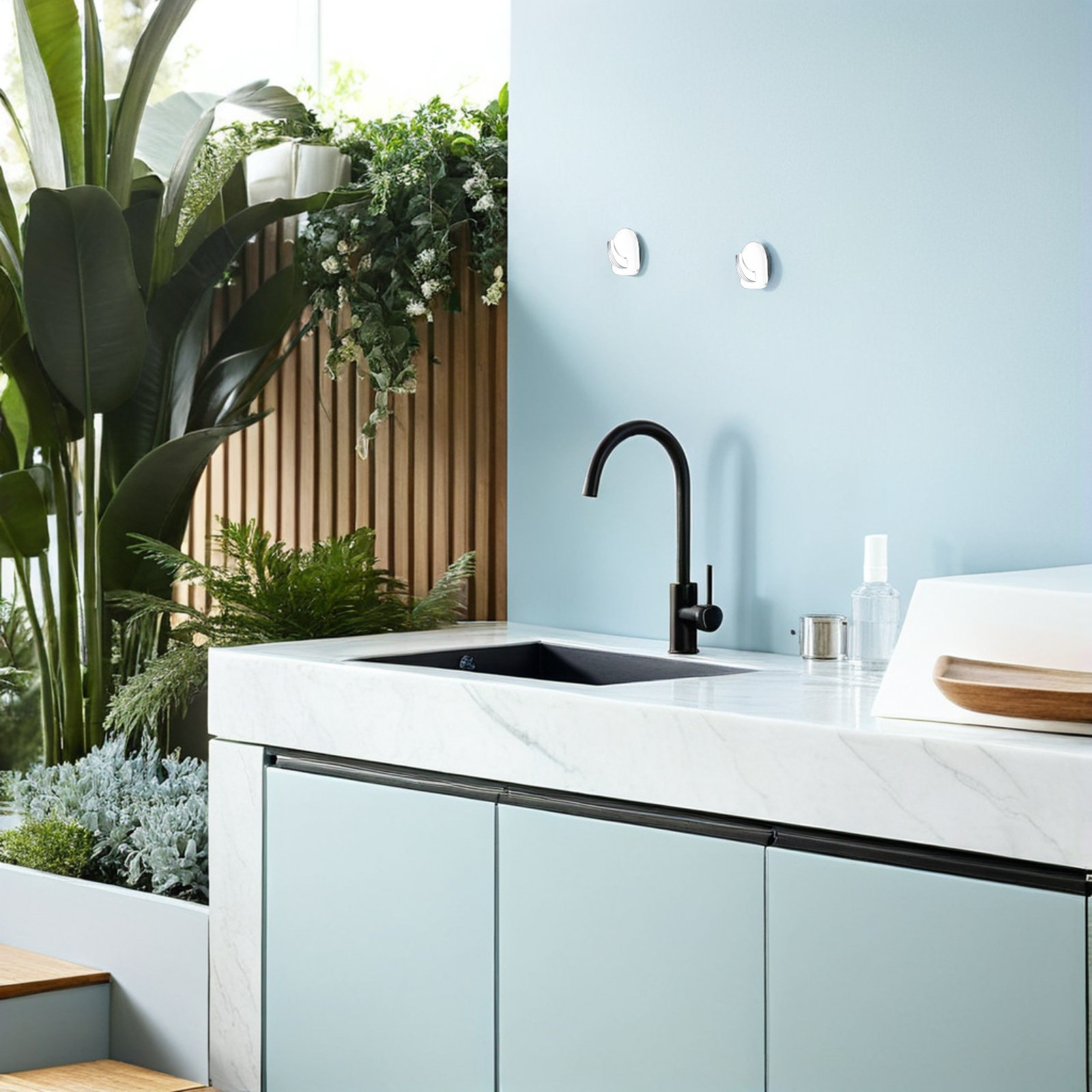 100 stuks transparante zelfkle - Kitchen Utensil Holder recensie en prijs