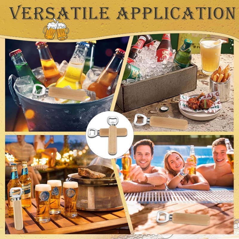 Roestvrijstalen houten flesope - Kitchen Gadgets Home Party recensie en prijs