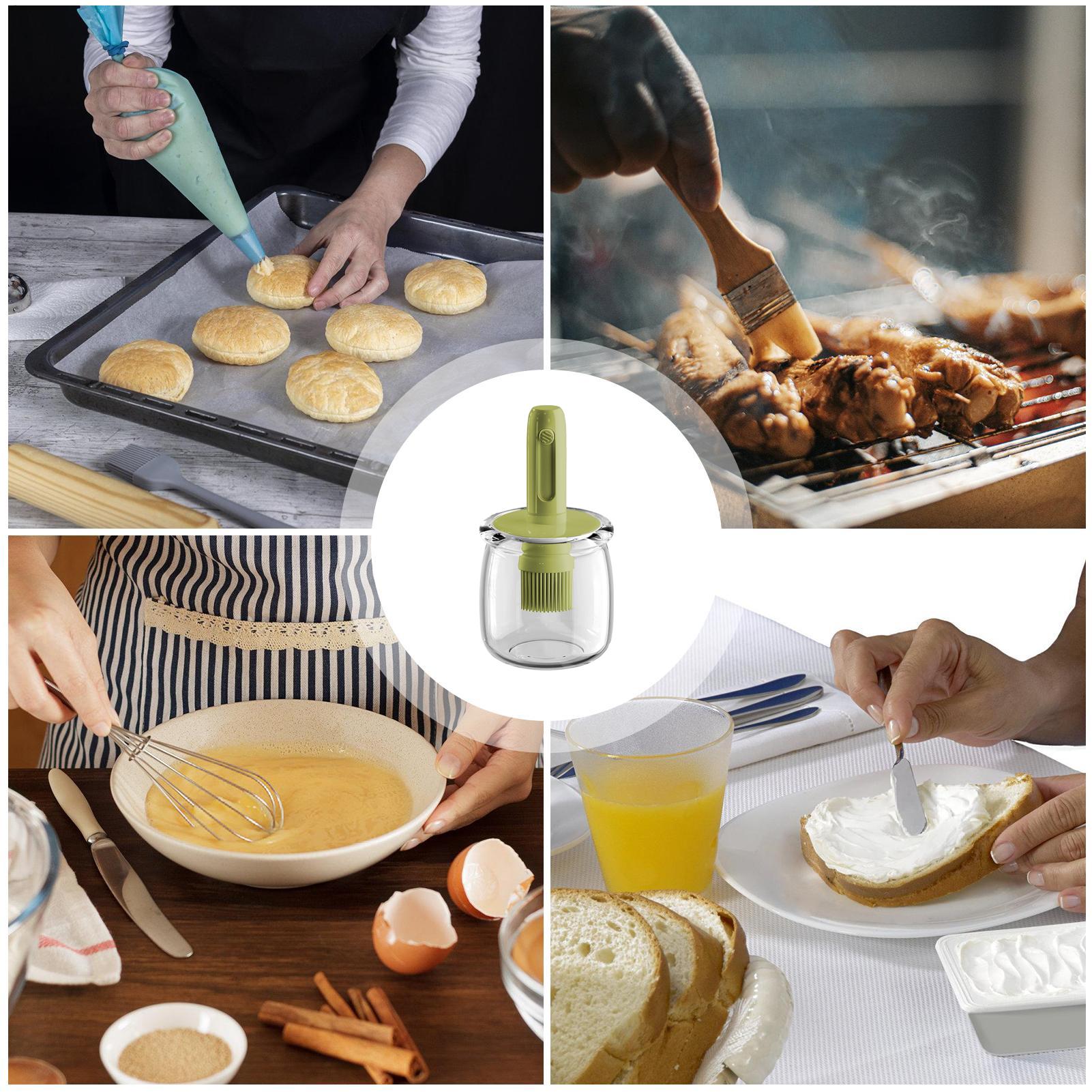 Oliedispenser Siliconen sausfl - Kitchen Gadgets Dispenser Brush Holder recensie en prijs