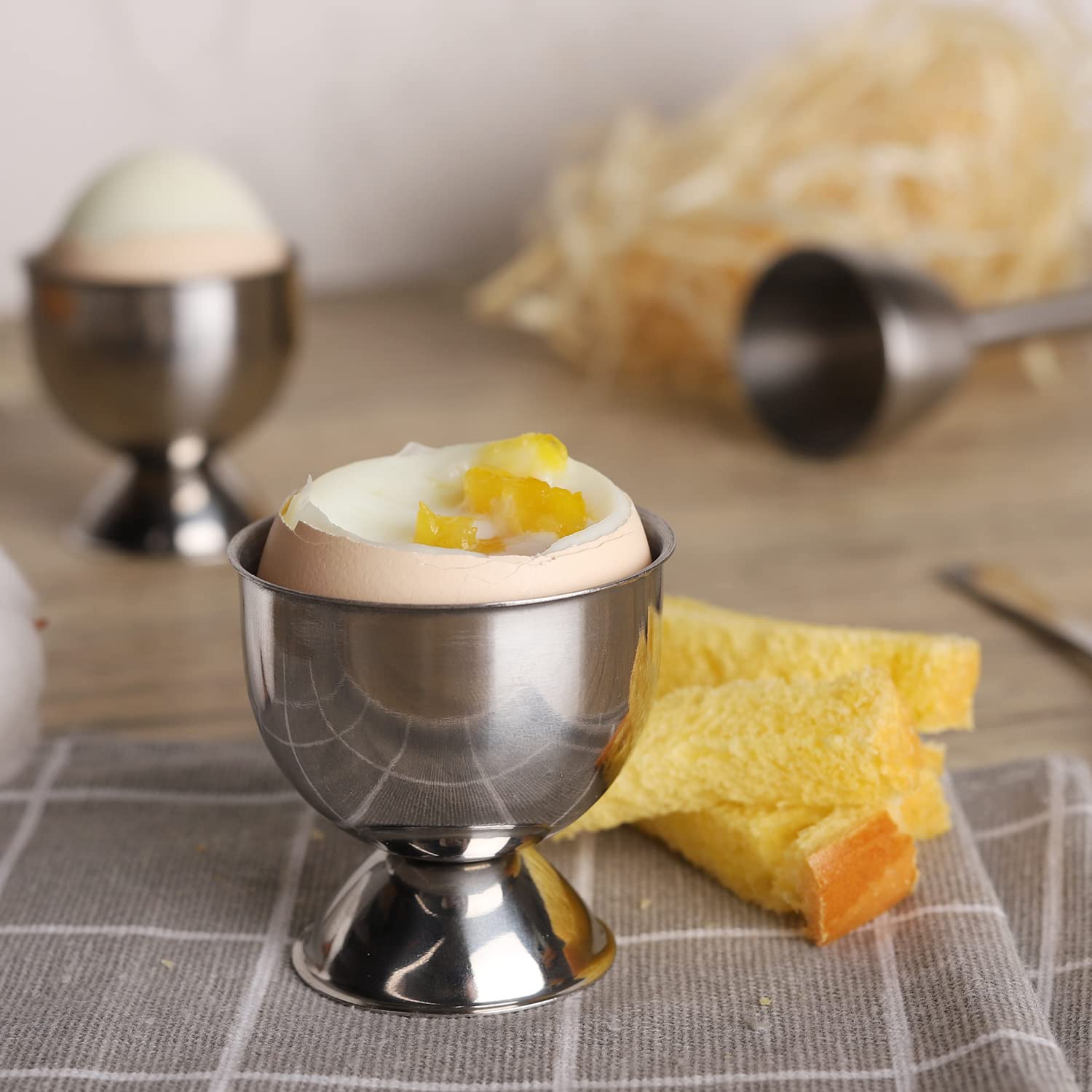Roestvrijstalen Eierdopjes Set - Kitchen Gadgets To Gift recensie en prijs