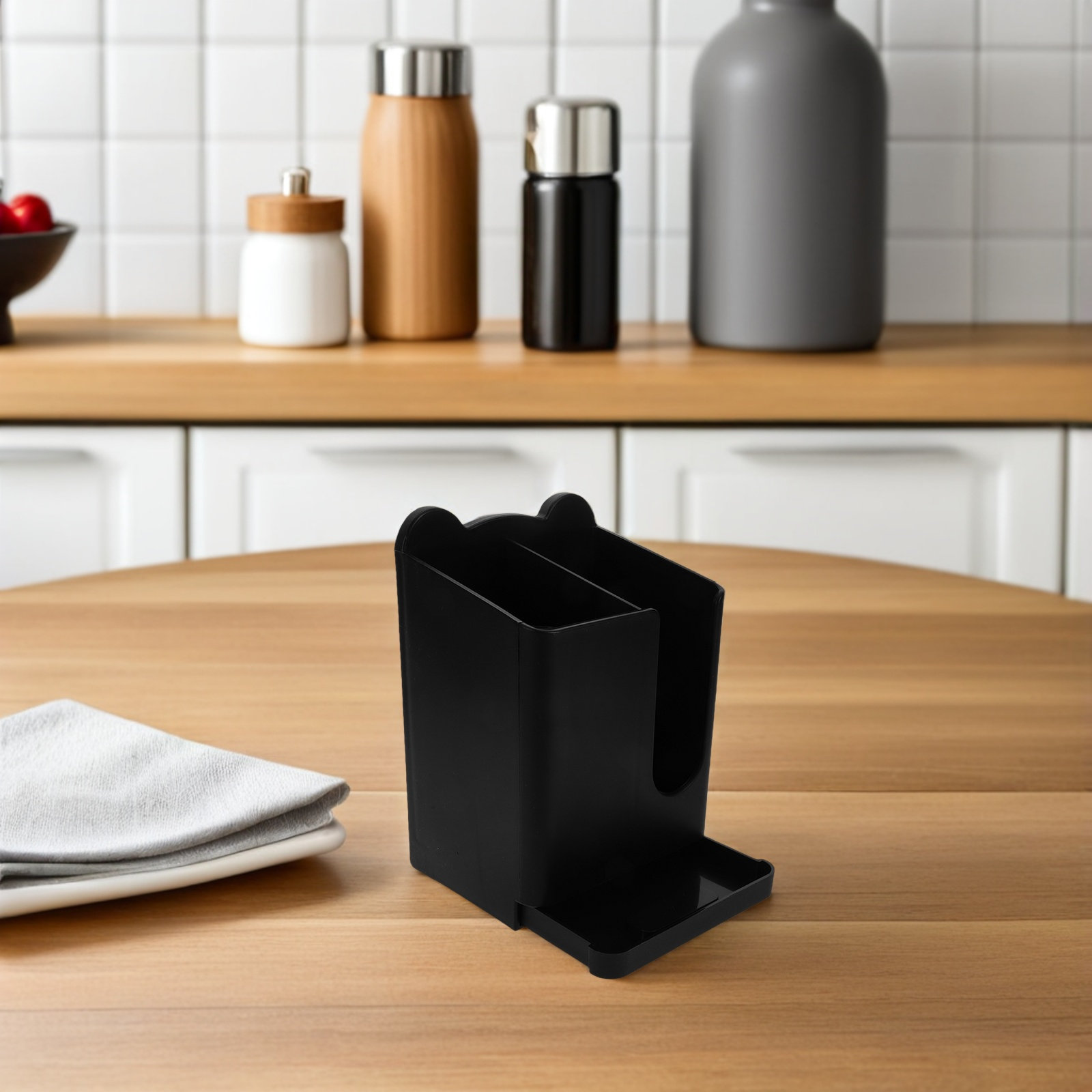 2-delige wandgemonteerde houde - Kitchen Utensil Holder recensie en prijs